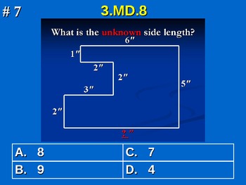 Preview of 3rd Grade Common Core Math 3 MD.8 Geometric Measurement 3.MD.8