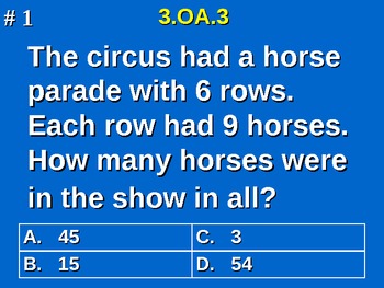 Preview of 3rd Grade Common Core Math 3 OA.3 Equal Group Word Problems 3.OA.3