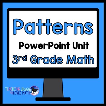 Preview of Arithmetic Patterns Math Unit 3rd Grade Distance Learning