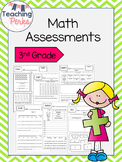 3rd Grade Common Core Math  Assessments