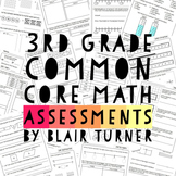 3rd Grade Common Core Math Assessments - ALL STANDARDS BUNDLE