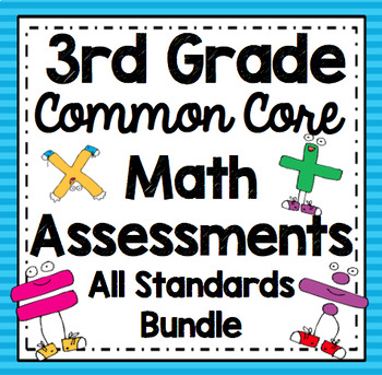 Preview of 3rd Grade Math Assessments Standards-Based Bundle