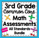 3rd Grade Math Assessments Standards-Based Bundle