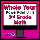 A Whole Year of Math Units 3rd Grade Bundle Distance Learning