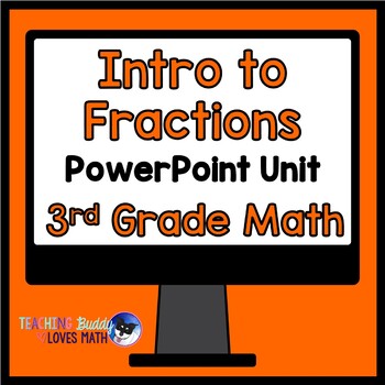 Preview of Introduction to Fractions Math Unit 3rd Grade Distance Learning