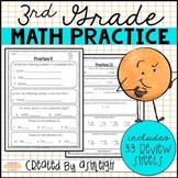 3rd Grade Math Review - Spiral Review Worksheets | Print and Digital