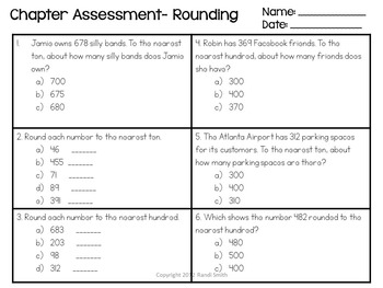 3rd Grade Common Core Math -ROUNDING-8 Days of Lesson Plans | TpT