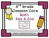 3rd Grade Common Core Math See & Do Daily Spiral Review / 