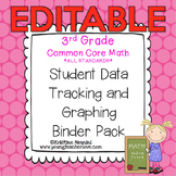 Student Data Tracking Binder - 3rd Grade Math - Editable