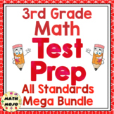 3rd Grade Math Test Prep: All Standards Mega Bundle