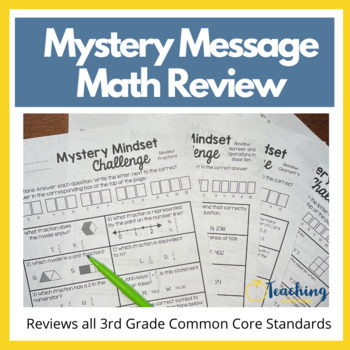 Preview of 3rd Grade Common Core Math Test Prep Game ALL standards