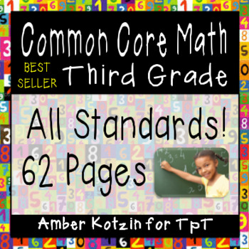Preview of 3rd Grade Common Core Math Worksheets (ALL STANDARDS)