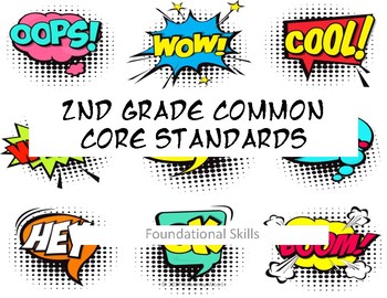Preview of 3rd Grade Common Core-Reading Foundations Comic Book Style