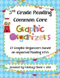 3rd Grade Common Core Reading Graphic Organizers