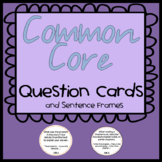 3rd Grade Common Core Reading Question Cards with Sentence Frames