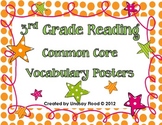 3rd Grade Common Core Reading Vocabulary Posters