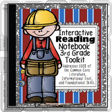 3rd Grade Common Core: Tools for Interactive Reading Notebook 100% Aligned PDF