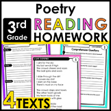 3rd Grade Reading Homework Review - Poetry/Poems - Common 