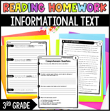 3rd Grade Reading Homework Review - Informational Text - C