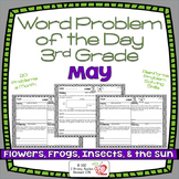 Word Problems 3rd Grade, May, Spiral Review, Distance Learning