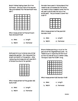 3rd Grade Common Core Worksheets for 3.MD.5, 3.MD.6, 3.MD ...