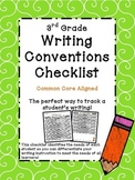 3rd Grade Common Core Writing Conventions Checklist
