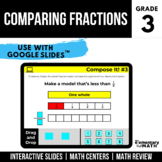 3rd Grade Comparing Fractions | Digital Centers | Google C