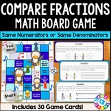 Comparing Fractions With Like Denominators or The Same Num