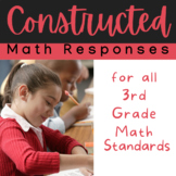 Math Constructed Responses