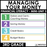 3rd Grade Counting Money, Credit, & Budget Basics Financia