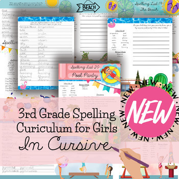 3rd Grade Spelling Worksheets, Writing Prompts, Cursive Handwriting ...