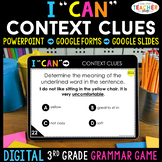 3rd Grade DIGITAL Grammar Game | Context Clues | Distance 