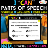 3rd Grade DIGITAL Grammar Game | Parts of Speech