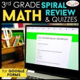 3rd Grade DIGITAL Math Spiral Review | Homework, Morning W