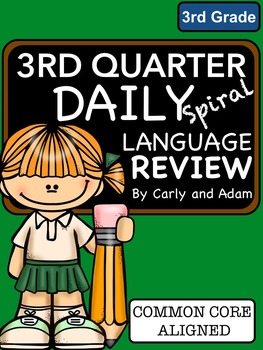 Preview of 3rd Grade Daily Language Review: 3rd Quarter, weeks 19-27