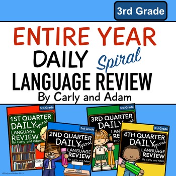 Preview of 3rd Grade Daily Language Review: Entire Year Bundle