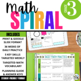 3rd Grade Math Spiral Review | 36 Weeks of Daily Practice 