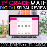 3rd Grade Daily Math Spiral Review [DIGITAL]