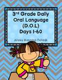 3rd Grade Daily Oral Language (D.O.L)- Book 1