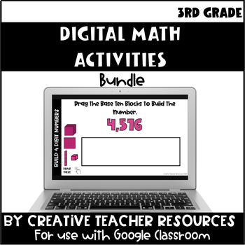 Preview of 3rd Grade Digital Activities Bundle | Distance Learning