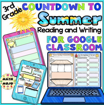 Preview of 3rd Grade Digital End of the Year ELA Activities for Google Classroom