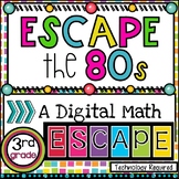 3rd Grade Digital Escape Room Math Review or 4th Grade Bac