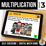 3rd Grade Digital Math Game | Multiplication within 100 | 