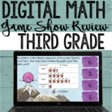 3rd Grade Digital Math Review Test Prep on Google Slides &
