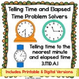 3rd Grade Digital Resource Elapsed Time & Telling Times Go