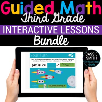 Preview of 3rd Grade Digital Resources for Math - Digital Math Activities Bundle - Google