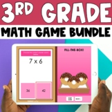3rd Grade Math Games | Digital Games Bundle