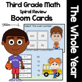 3rd Grade Digital Task Cards Boom Cards™ Bundle THE WHOLE 