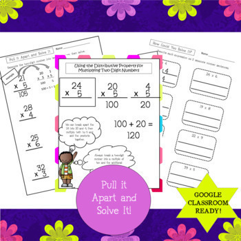 3rd Grade Distributive Property 3.OA.5 by Math - It Works | TpT
