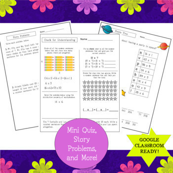 3rd grade distributive property 3oa5 by math it works tpt